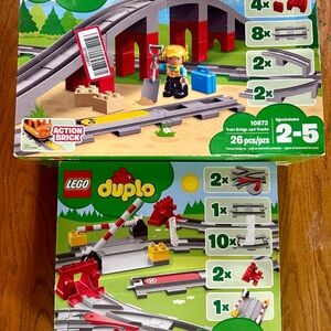 LEGO DUPLO Train Bridge and Tracks Set